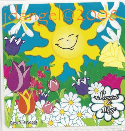 Medibadge Sniff Sticker-Flowers 2
