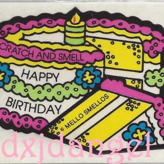 Mello Smello Asian Sniff Sticker-Birthday Cake, S2