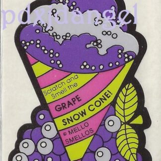 Mello Smello Asian Sniff Sticker-Grape Snow Cone