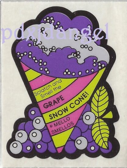 Mello Smello Asian Sniff Sticker-Grape Snow Cone