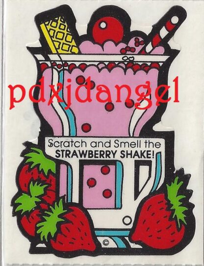 Mello Smello Asian Sniff Sticker-Strawberry Shake
