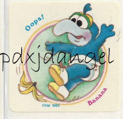Muppet Babies Sniff Sticker-Banana Split 2