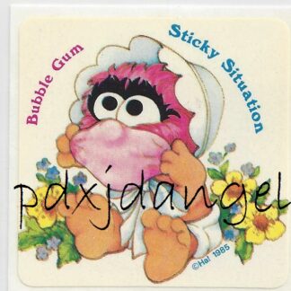 Muppet Babies Sniff Sticker-Bubble Gum 1