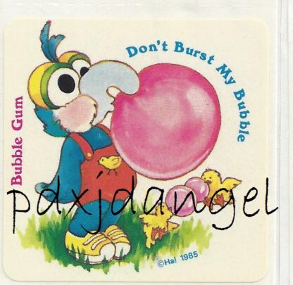 Muppet Babies Sniff Sticker-Bubble Gum 4