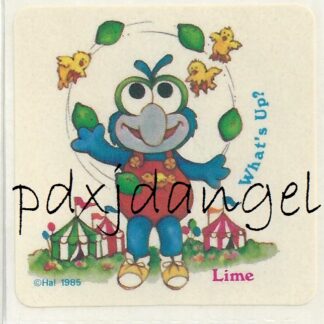 Muppet Babies Sniff Sticker-Lime 2