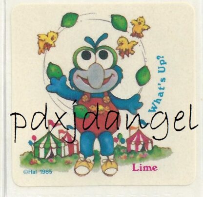 Muppet Babies Sniff Sticker-Lime 2