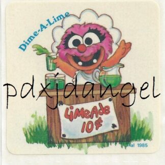 Muppet Babies Sniff Sticker-Lime 3