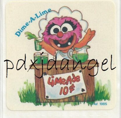 Muppet Babies Sniff Sticker-Lime 3