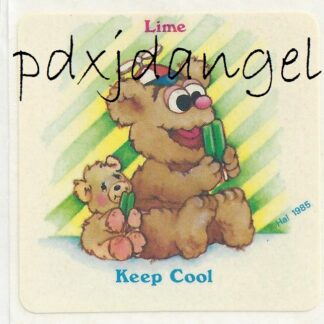 Muppet Babies Sniff Sticker-Lime 4
