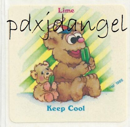 Muppet Babies Sniff Sticker-Lime 4