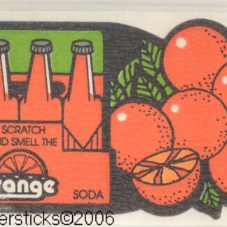 Mello Smello Matte Sniff Sticker-Orange Soda, S1