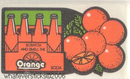 Mello Smello Matte Sniff Sticker-Orange Soda, S1