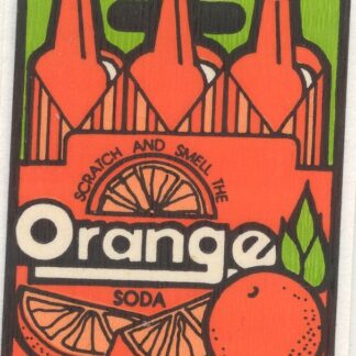 Mello Smello Matte Sniff Sticker-Orange Soda, S2
