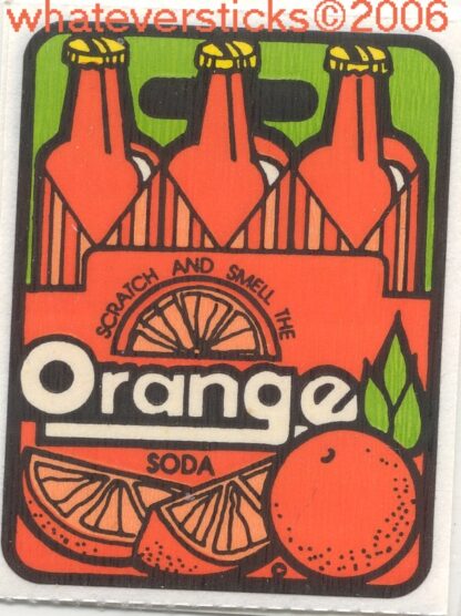 Mello Smello Matte Sniff Sticker-Orange Soda, S2