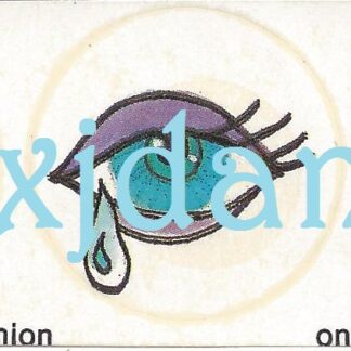 Vintage Paper Art Sniff Sticker Strip-Onion