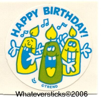 Trend Glossy Sniff Sticker Sheet: Party Time