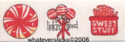 Vintage Paper Art Sniff Sticker Strip-Peppermint