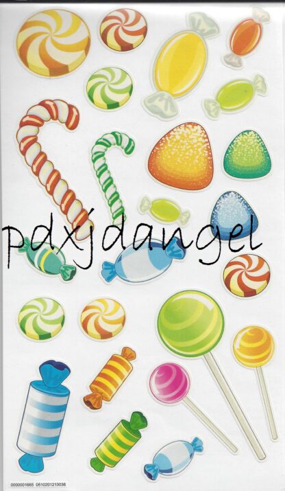 Sandylion Sniff Sticker Sheet-Candy 1