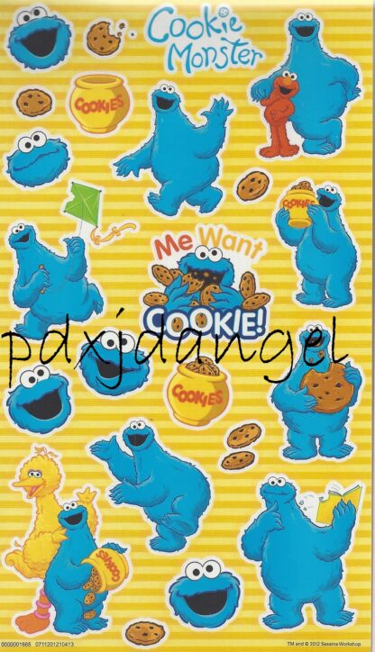 Sandylion Sniff Sticker Sheet-Cookie Monster