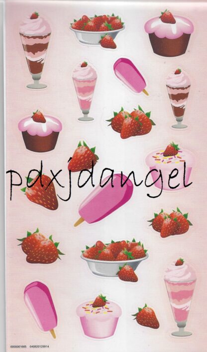 Sandylion Sniff Sticker Sheet-Strawberry