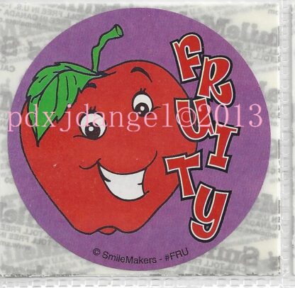 Smilemakers Sniff Sticker-Fruit Apple