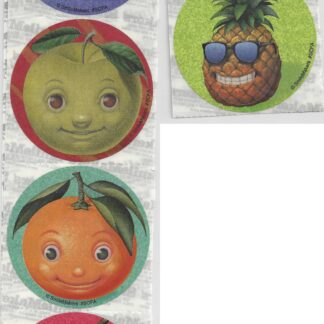 Smilemakers Sniff Sticker-Fruit Faces Lot