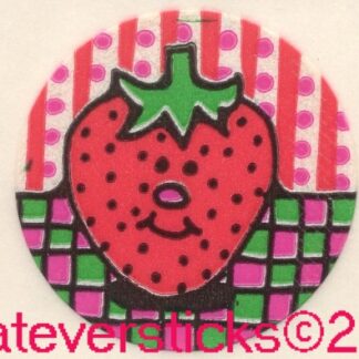 Vintage Eureka Sniff Sticker Strip: Strawberry