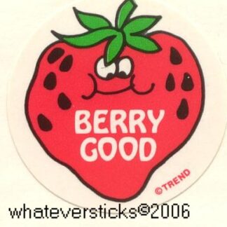 Trend Glossy Sniff Sticker: Strawberry