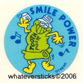 Trend Glossy Sniff Sticker: Toothpaste