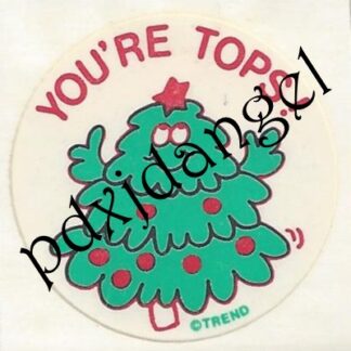 Trend Glossy Sniff Sticker: Pine