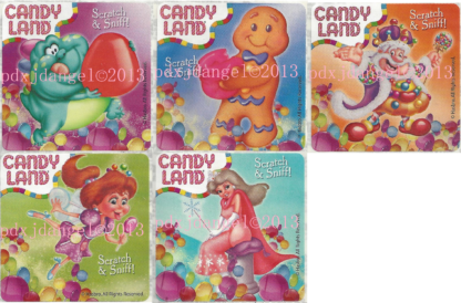 Smilemakers Sniff Sticker-Candy Land Lot