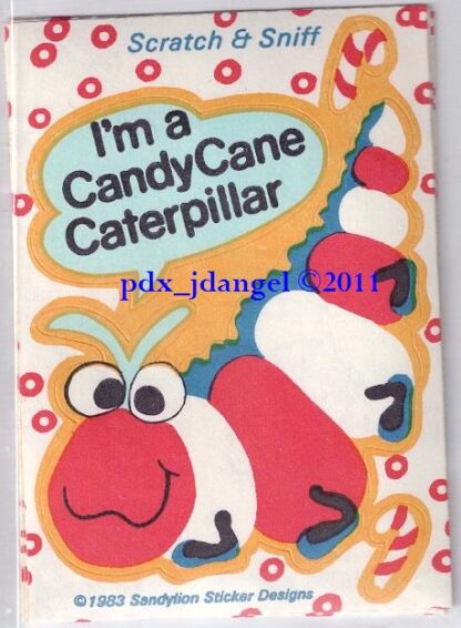 Sandylion Matte Sniff Sticker-Candy Cane