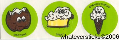 Vintage CTP Sniff Sticker Strip: 1981 Coconut