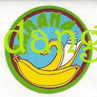 Vintage CTP Sniff Sticker Strip: 1987  Banana