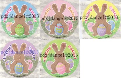 Smilemakers Sniff Sticker-Chocolate Easter Bunny Lot