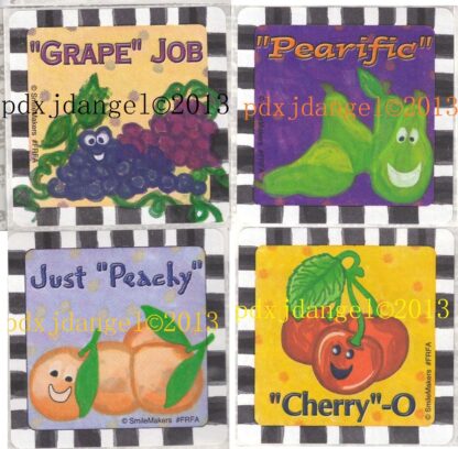 Smilemakers Sniff Sticker-Fruit Border Lot
