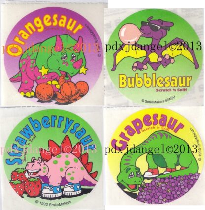 Smilemakers Sniff Sticker-Dinosaur Lot