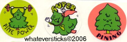 Vintage Eureka Sniff Sticker Strip:  Pine