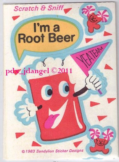Sandylion Matte Sniff Sticker-Root Beer