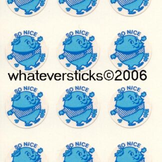 Teech-Um Matte Sniff Sticker Sheet:  Blueberry