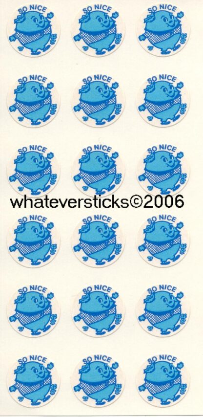 Teech-Um Matte Sniff Sticker Sheet:  Blueberry