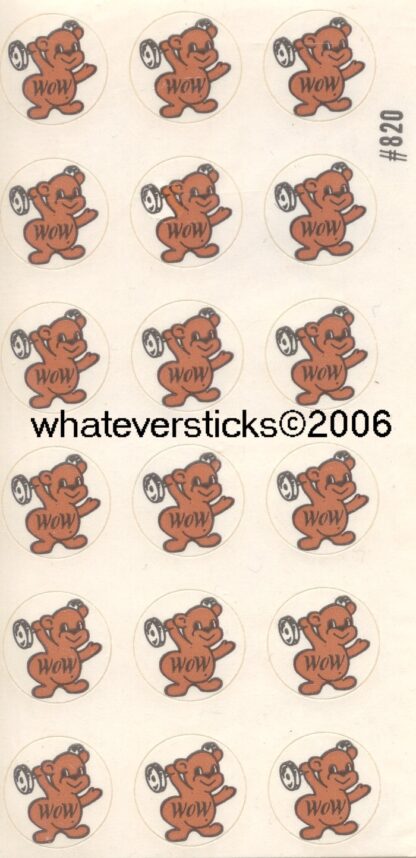 Teech-Um Matte Sniff Sticker Sheet:  Cinnamon