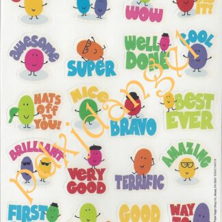 Eureka Sniff Sticker Sheet: Jellybean