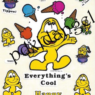 Moodie Sticker Sheet: Happy