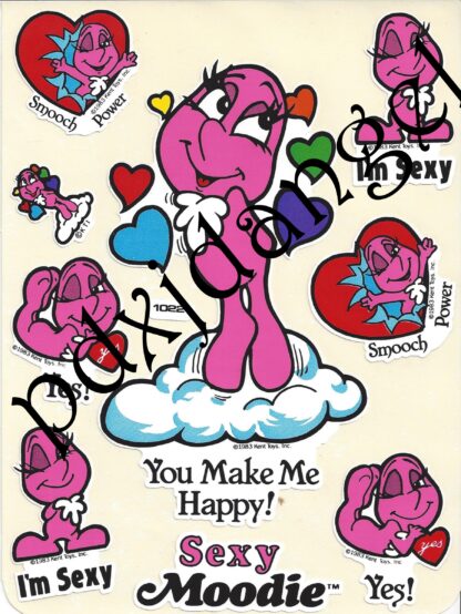 Moodie Sticker Sheet: Sexy