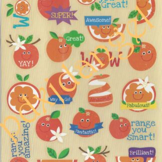 Eureka Sniff Sticker Sheet: Orange