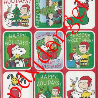 Sticker Sheet: Peanuts Snoopy Christmas