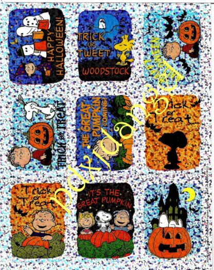 Sticker Sheet: Peanuts Snoopy Halloween