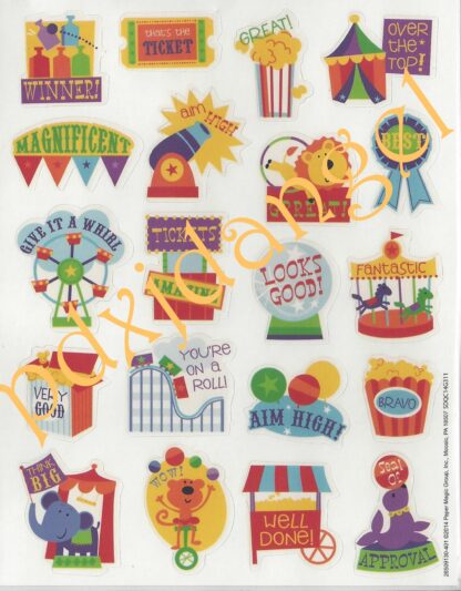 Eureka Sniff Sticker Sheet: Popcorn