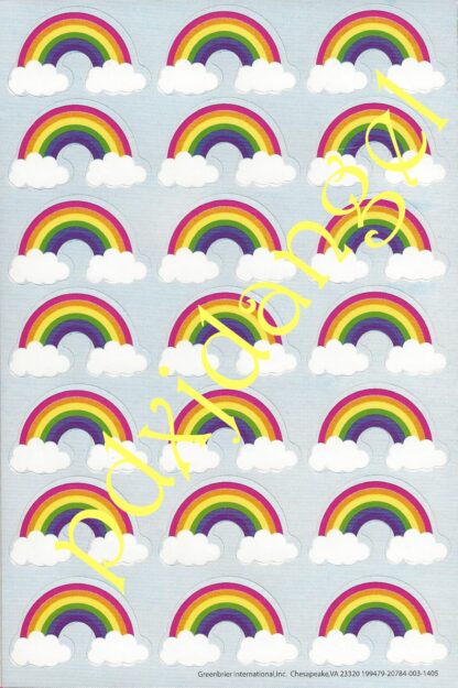 Sticker Sheet: Rainbows
